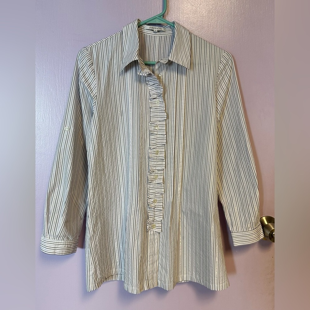 Vintage Joseph & Tina Striped Shirt Size 1